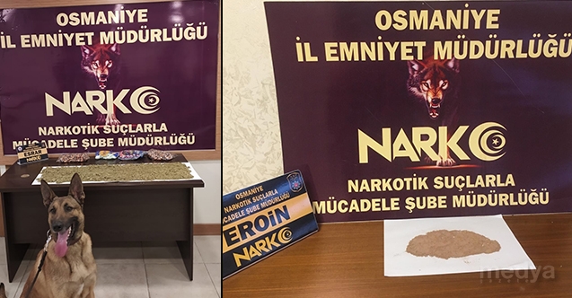 Osmaniye'de uyuşturucu operasyonları