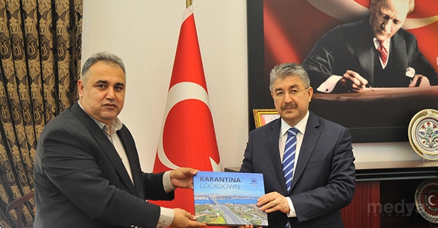 Osmaniye Valisi Yılmaz, AA Adana Bölge Müdürü Firik&#039;i kabul etti
