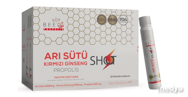 Propolis, Arı Sütü ve Kırmızı Ginseng ile Zirvede Hissedin!