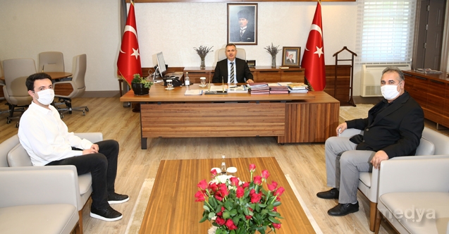 Adana Valisi Suleyman Elban Aa Adana Bolge Muduru Firik I Kabul Etti Medya Gazete