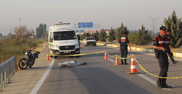 Antalya&#039;da trafik kazası: 1 ölü