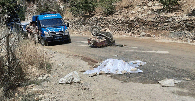 Kahramanmaraş'ta sepetli motosiklet devrildi: 1 ölü, 1 yaralı
