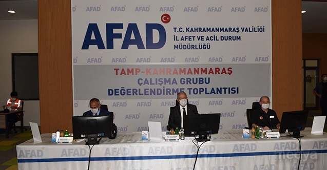 Kahramanmaraş'ta, Türkiye Afet Müdahale Planı Toplantısı yapıldı