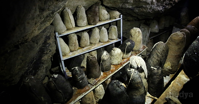 Mağaralarda olgunlaşmaya bırakılan obruk peynirinin “lezzet yolculuğu“ başladı