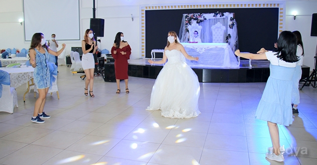 Mersin'de düğün salonlarında alınacak önlemler “temsili düğün“ ile anlatıldı