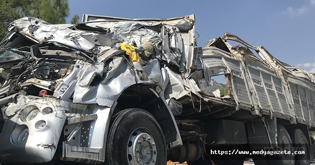 Freni patlayan kamyondan atlayan yolcu hayatını kaybetti