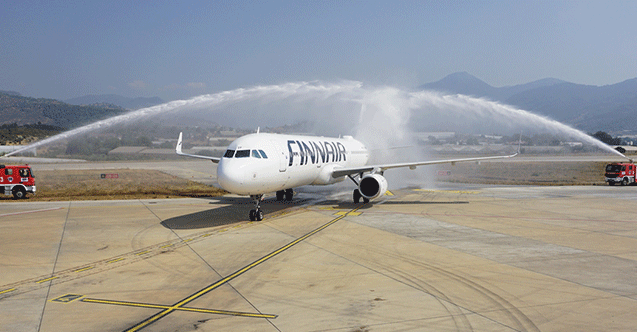 Gazipaşa-Alanya&#039;da dış hat uçuşları başladı