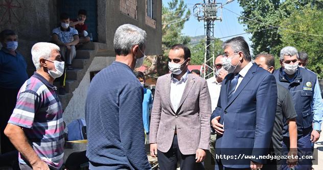 Osmaniye Valisi Erdinç Yılmaz&#039;dan Yarpuz köyüne ziyaret