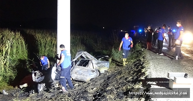 Adana&#039;da trafik kazası: 1 ölü