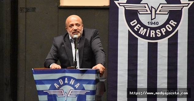 Adana Demirspor&#039;un olağanüstü genel kurulunda Murat Sancak, kulüp başkanlığına yeniden seçildi