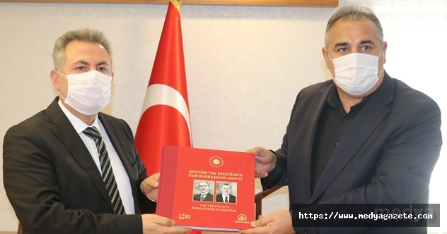 Adana Valisi Süleyman Elban, AA Adana Bölge Müdürü Firik'i kabul etti