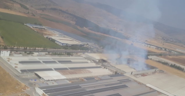 Kahramanmaraş'ta fabrika yangını