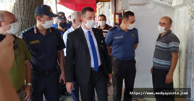 Kozan'da maske ve sosyal mesafe kuralını ihlal edenlere para cezası