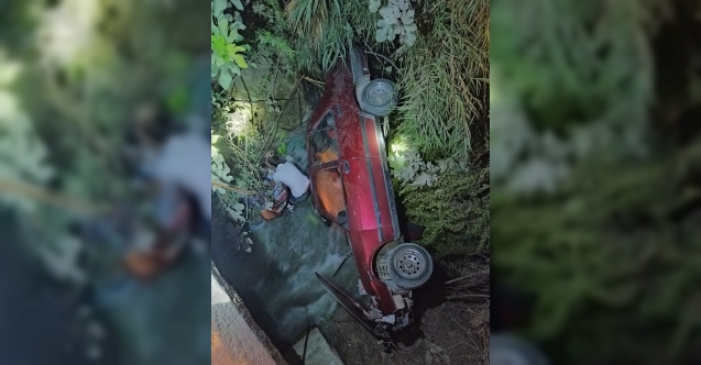 Mersin'de otomobil sulama kanalına devrildi: 1 ölü