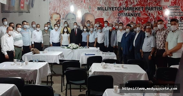 MHP Osmaniye Merkez İlçede görev dağılımı yapıldı