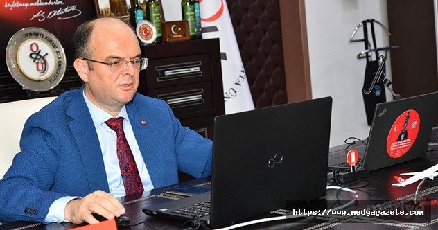 OKÜ Rektörü Türk “Doğu Akdeniz konferansı”na katıldı
