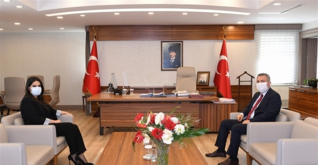 AK Parti Genel Başkan Yardımcısı Sarıeroğlu&#039;ndan, Adana Valisi Elban&#039;a ziyaret