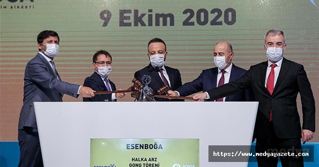 Borsa İstanbul'da gong, Esenboğa Elektrik için çaldı
