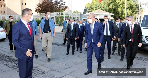 İçişleri Bakanı Süleyman Soylu, Gaziantep&#039;te güvenlik toplantısına katıldı