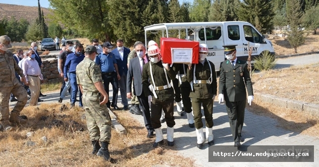 Kore gazisi son yolculuğuna uğurlandı