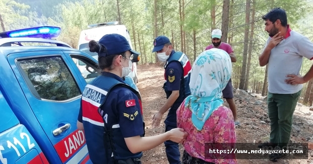 Mersin&#039;de 10 gün önce kaybolan kadın ormanlık alanda bulundu
