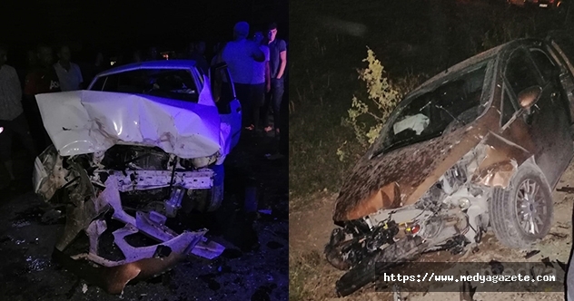 Osmaniye&#039;de iki otomobil çarpıştı: 1 ölü, 7 yaralı
