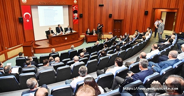 Osmaniye'de koordinasyon kurulu toplantısı yapıldı