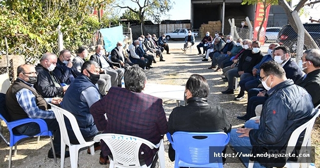 MHP Adana İl Başkanı Bünyamin Avcı, vatandaşlarla bir araya geldi