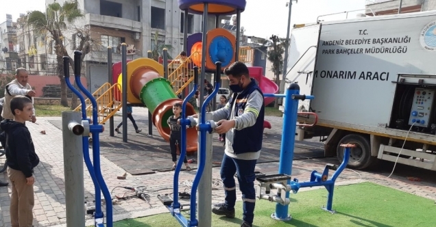 Akdeniz’in park ve yeşil alanları yenileniyor