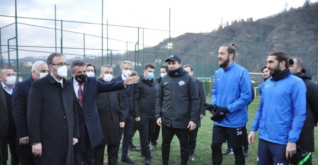 Bakan Kasapoğlu, Hekimoğlu Trabzon’u ziyaret etti