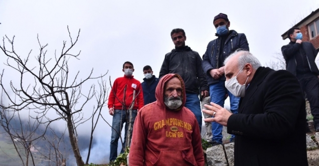 Başkan Zorluoğlu’ndan Araklı’ya "Geçmiş olsun" ziyareti