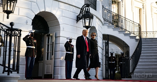 Donald Trump, Beyaz Saray&#039;dan Ayrıldı