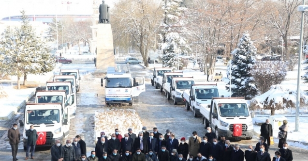 Erzincan’da hibe edilen araçların anahtar teslim töreni yapıldı