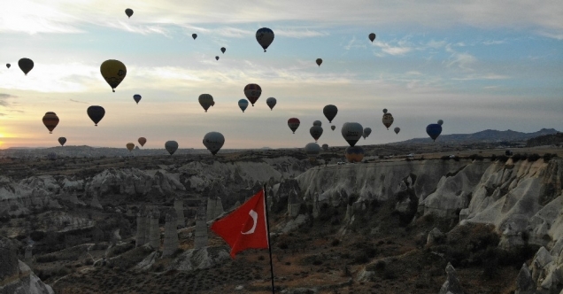 Kapadokya’da 2023 yılında hedef 7 buçuk milyon turist