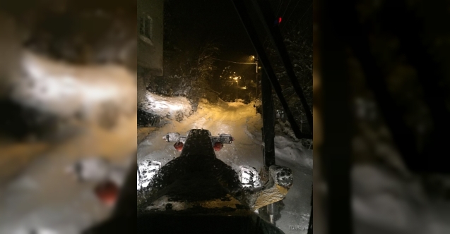 Kar yolları kapattı, kap krizi geçiren hasta 2 saat sonra kurtarıldı
