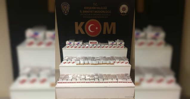 Kırşehir’de kaçak tütün operasyonu