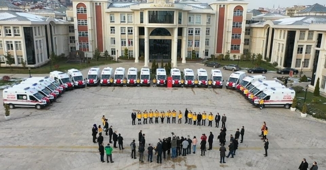 Kocaeli’de sağlık hizmetlerine 30 yeni ambulans desteği