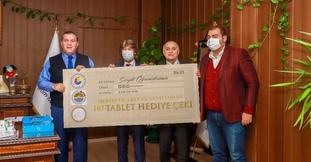 MTSO’dan öğrencilere 103 tablet bilgisayar