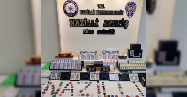 Nazilli’de kumar operasyonu