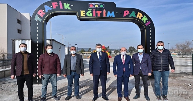 Osmaniye’de çocuklara özel trafik eğitim parkı yapıldı