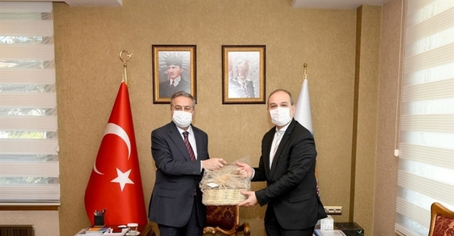 TGKA Genel Müdür Yardımcısı Türkmen, Vali Su’yu ziyaret etti