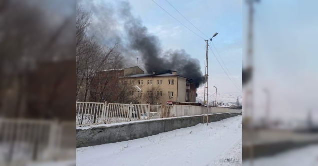 Igdır Tuzluca Devlet Hastanesinde yangın