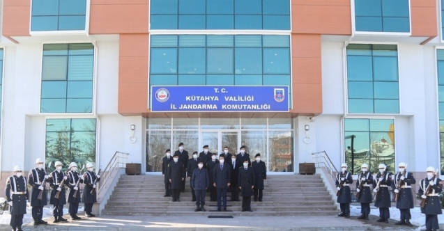 Vali Ali Çelik İl Jandarma Komutanlığı’na Ziyaret Etti