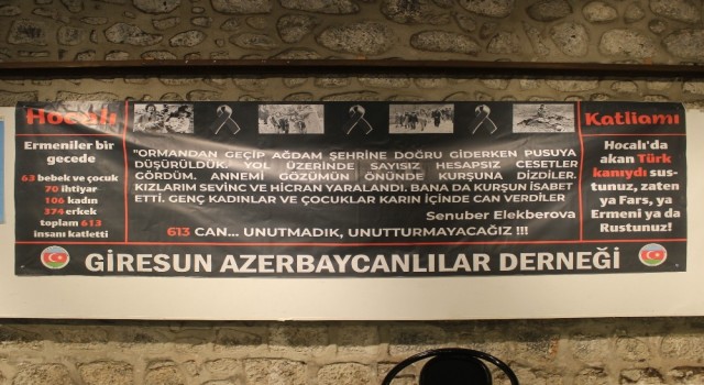 Giresun Azerbaycanlılar Derneği Hocalı Katliamı kurbanlarını andı