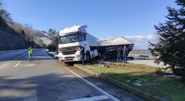 Trabzonda gizli buzlanma kazalara neden oldu