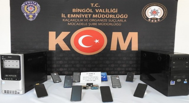 Bingölde kaçakçılıkla mücadele, 86 adet telefon ele geçirildi