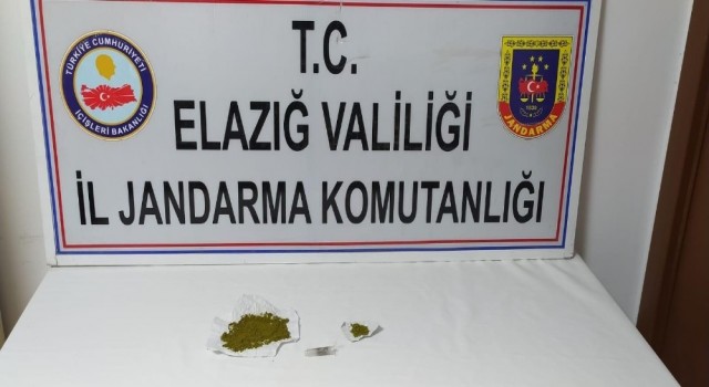 Elazığda uyuşturucu ile mücadele:2 gözaltı
