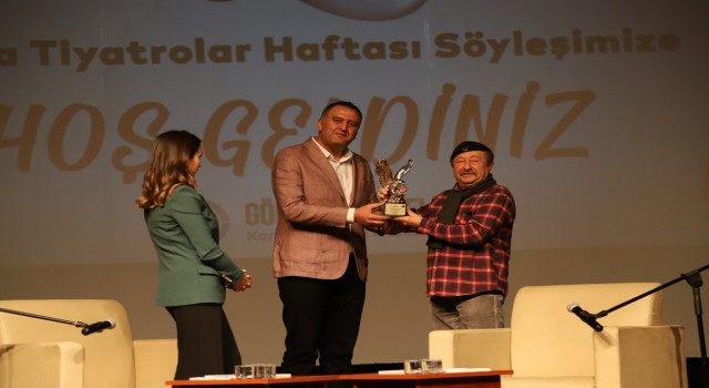 Oyuncu Erkan Can, Dünya Tiyatrolar Haftasında Kartal Belediyesinin konuğu oldu