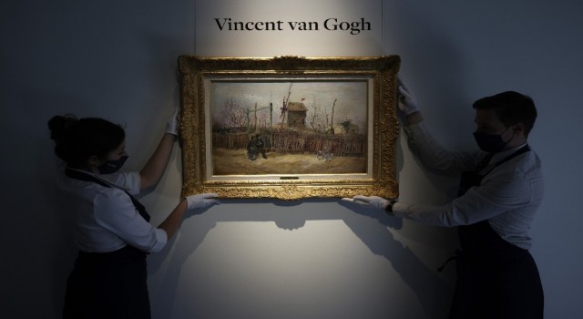 Van Goghun Montmartredeki Sokak Manzarası adlı eseri 13 milyon 91 bin euroya alıcı buldu