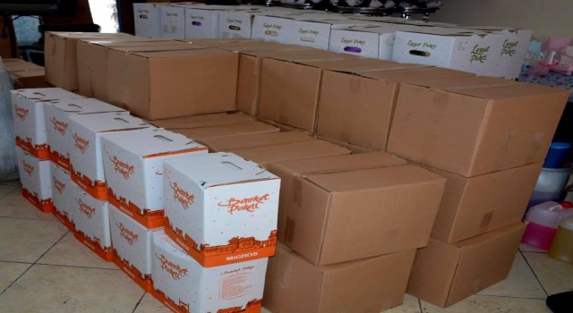 Gülüç Belediyesi kumanya paketlerini hazırladı